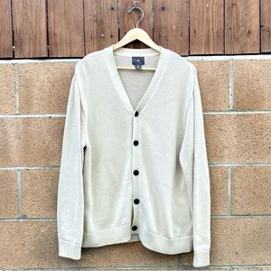 Beige Cardigan Sweater